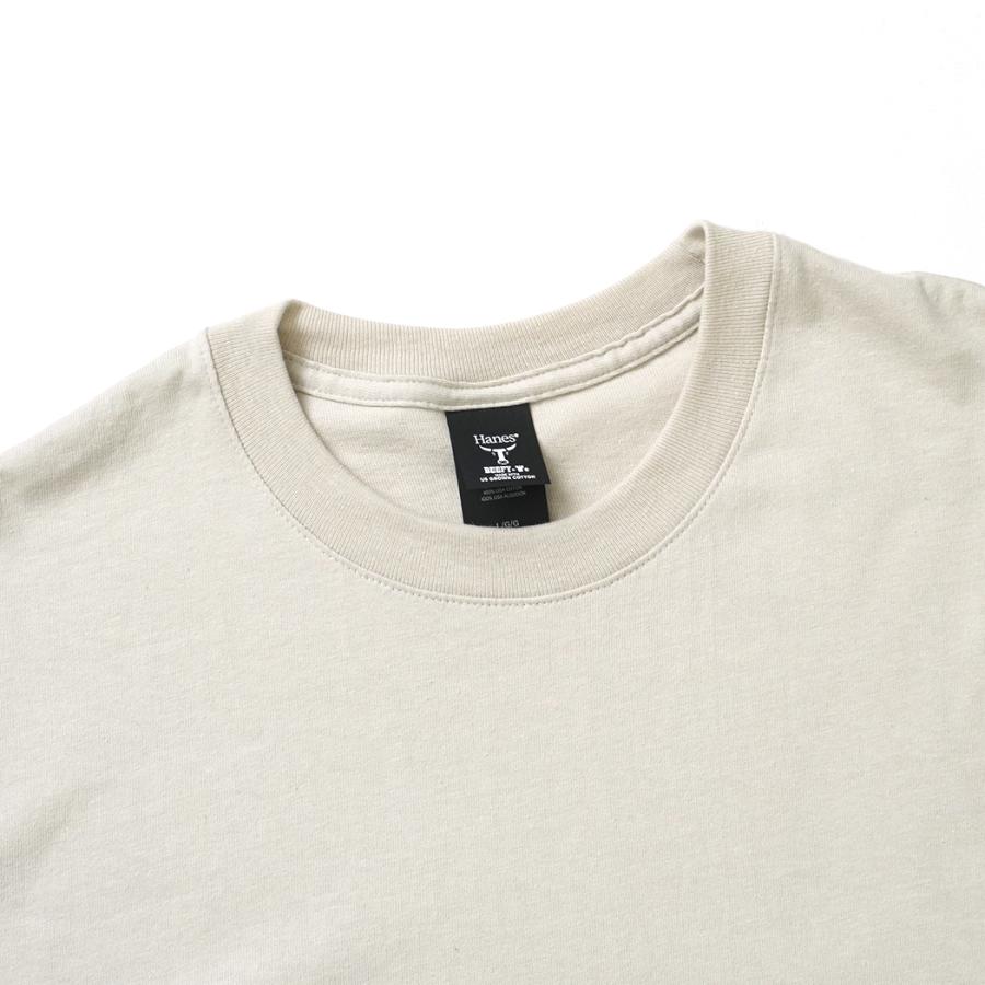 Hanes / Beefy-T Retro Street T-Shirt 5180R - Sand ヘインズ USA企画 レトロストリートTシャツ | Hanes | 03