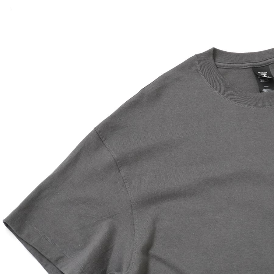 Hanes / Beefy-T Retro Street T-Shirt 5180R - Smoke Gray ヘインズ USA企画 レトロストリートTシャツ | Hanes | 03