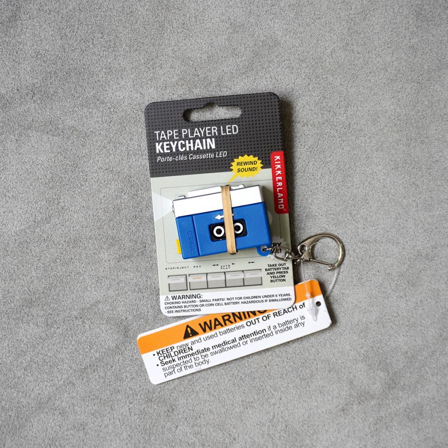 KIKKERLAND / Tape Player LED Keychain テーププレイヤー LEDキーチェーン | KIKKERLAND | 02