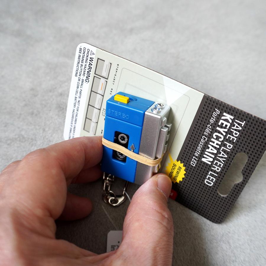 KIKKERLAND / Tape Player LED Keychain テーププレイヤー LEDキーチェーン | KIKKERLAND | 03