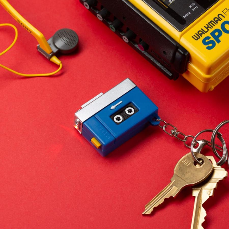KIKKERLAND / Tape Player LED Keychain テーププレイヤー LEDキーチェーン | KIKKERLAND | 01