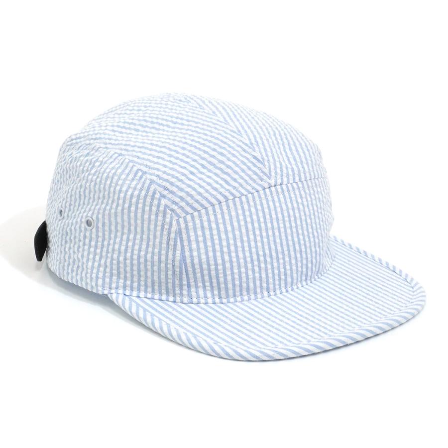 BLVNK / CHURCHILL 5 PANEL シアサッカー 5パネルキャップ | 