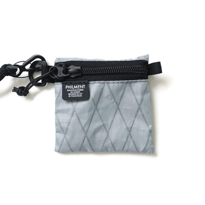 PHILMENT / GRAIN POUCH - LIGHT GRAY ミニポーチ ライトグレー | PHILMENT | 01