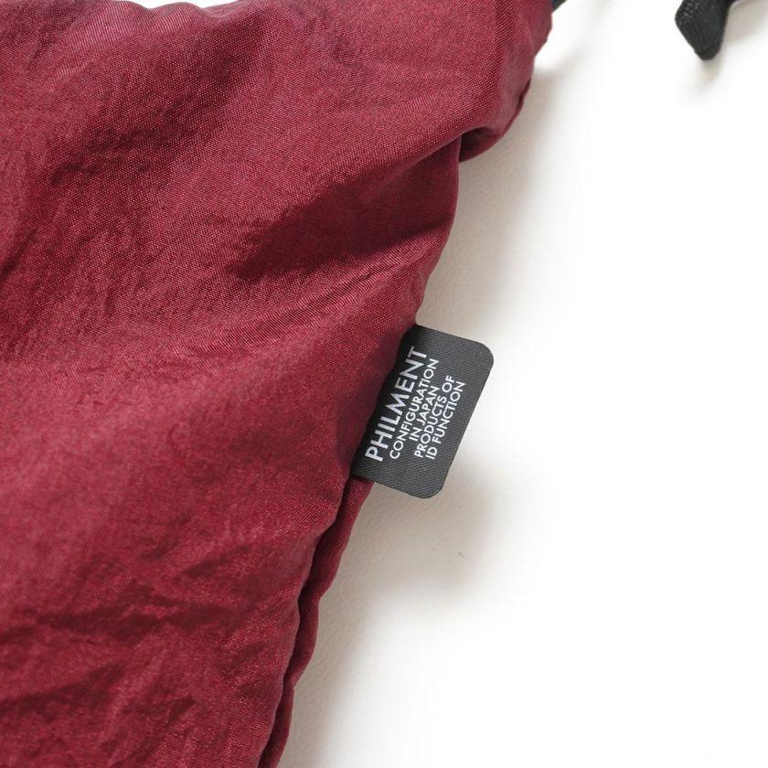 PHILMENT / LF SACOCHE - DARK RED サコッシュ ダークレッド | PHILMENT | 03