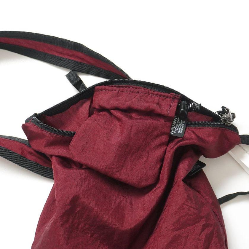 PHILMENT / LF SACOCHE - DARK RED サコッシュ ダークレッド | PHILMENT | 04