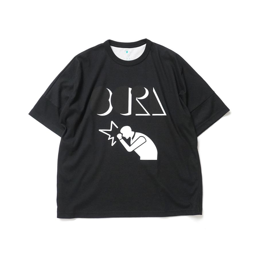 O- オー / INSIGHT-T - Black 半袖プリントTシャツ 26S-01 レイチョウルイラボ | 0-CHO-RUI