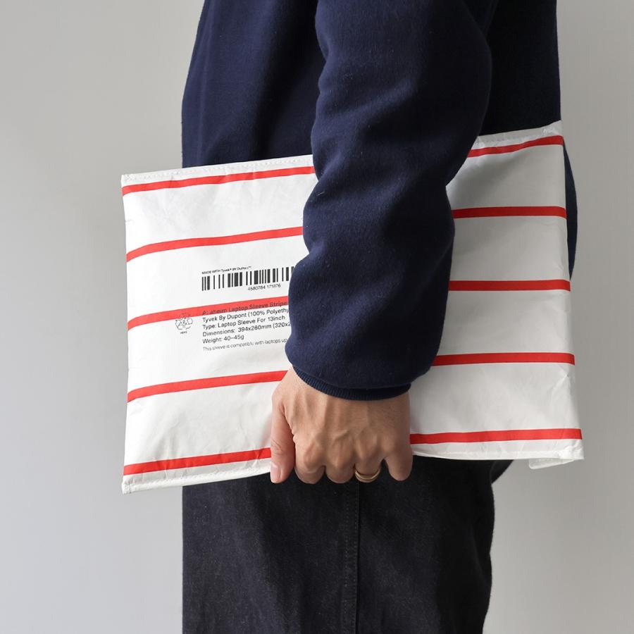 ANAheim Laptop Sleeve Stripes 13inch - Red アナハイム ラップトップ スリーブ ストライプス - 13インチ レッド |  | 03