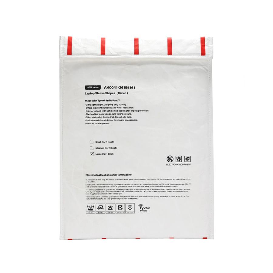 ANAheim Laptop Sleeve Stripes 16inch - Red アナハイム ラップトップ スリーブ ストライプス - 16インチ レッド |  | 01