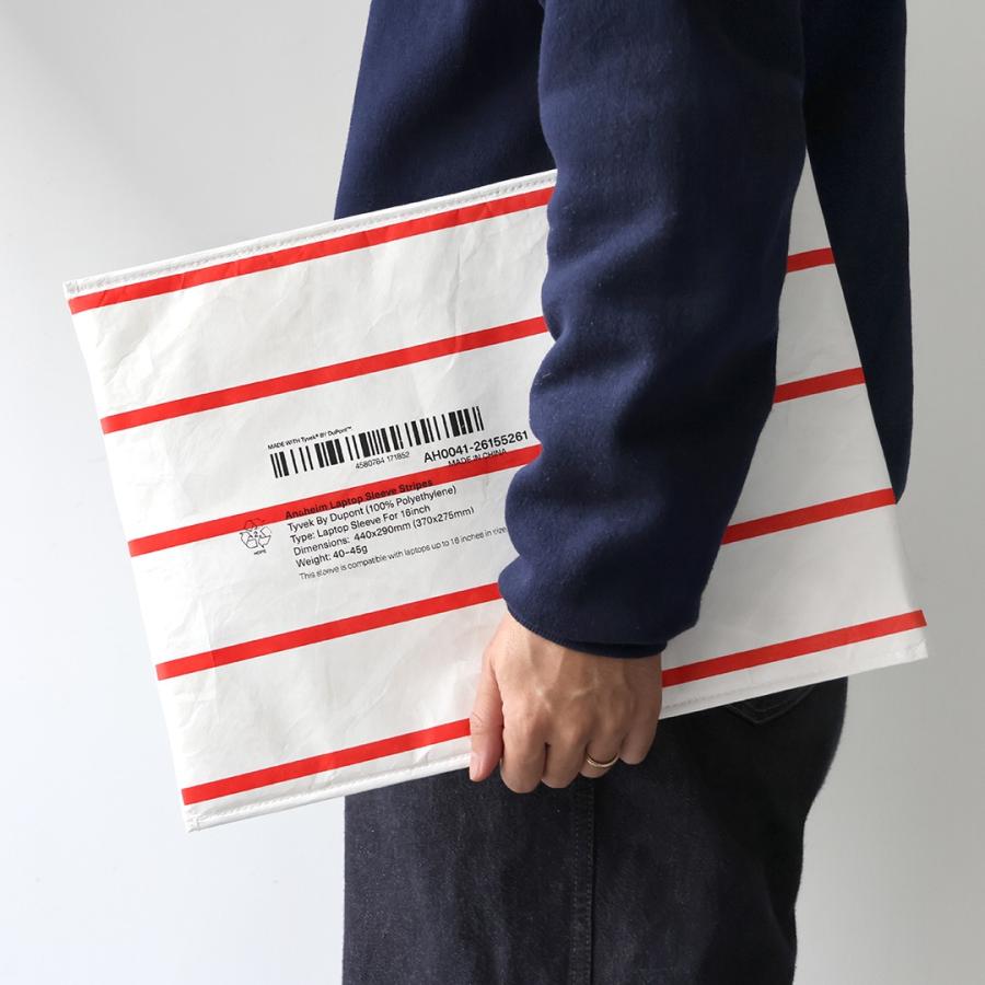 ANAheim Laptop Sleeve Stripes 16inch - Red アナハイム ラップトップ スリーブ ストライプス - 16インチ レッド |  | 02