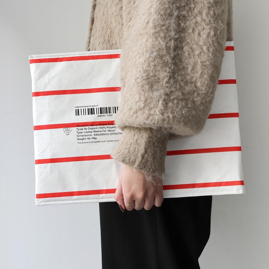 ANAheim Laptop Sleeve Stripes 16inch - Red アナハイム ラップトップ スリーブ ストライプス - 16インチ レッド |  | 03