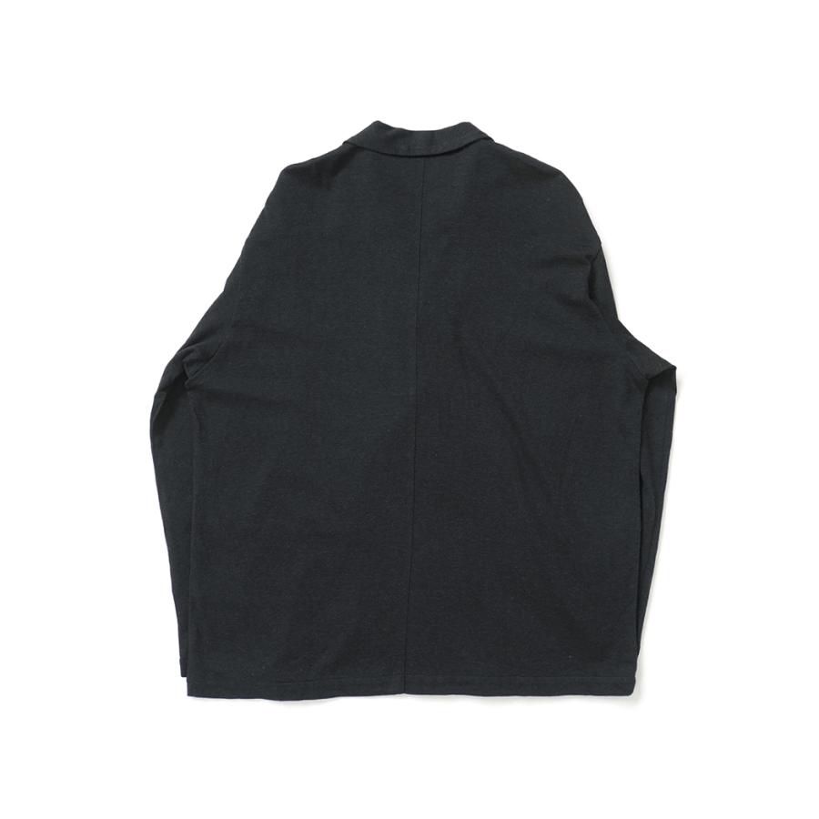 STILL BY HAND スティルバイハンド / CS03263 - CHARCOAL ワンボタン カットソー カーディガン Single button cardigan | STILL BY HAND | 01