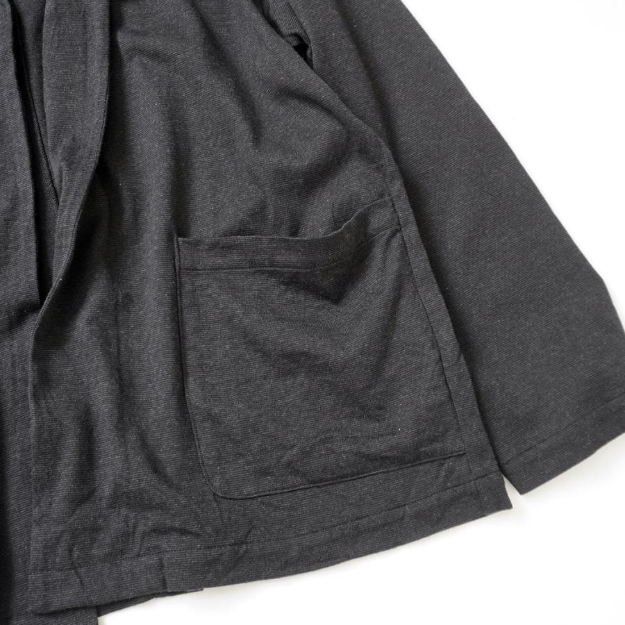 STILL BY HAND スティルバイハンド / CS03263 - CHARCOAL ワンボタン カットソー カーディガン Single button cardigan | STILL BY HAND | 04