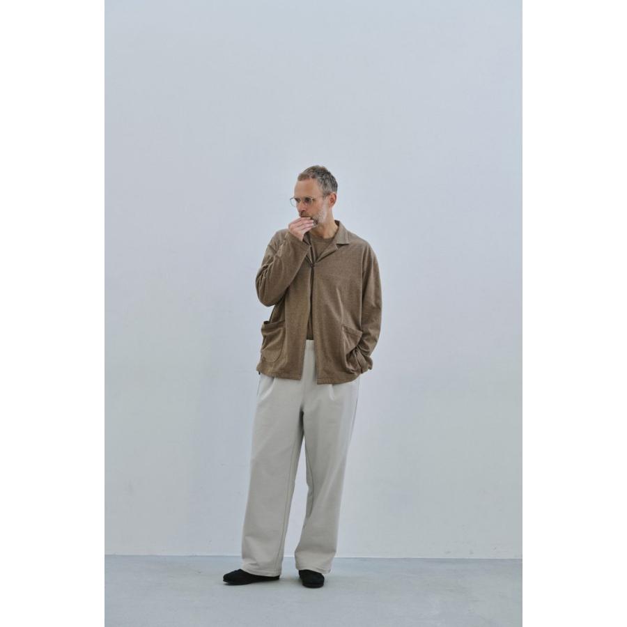 STILL BY HAND スティルバイハンド / CS03263 - CHARCOAL ワンボタン カットソー カーディガン Single button cardigan | STILL BY HAND | 07