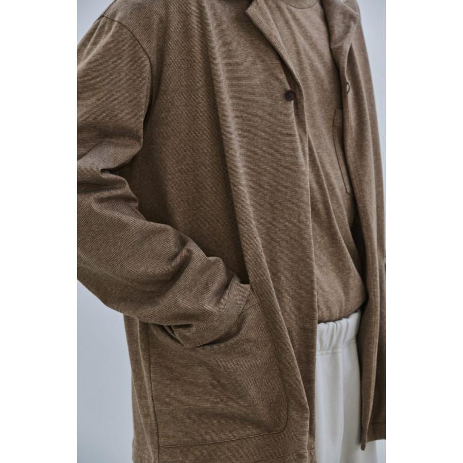 STILL BY HAND スティルバイハンド / CS03263 - CHARCOAL ワンボタン カットソー カーディガン Single button cardigan | STILL BY HAND | 08