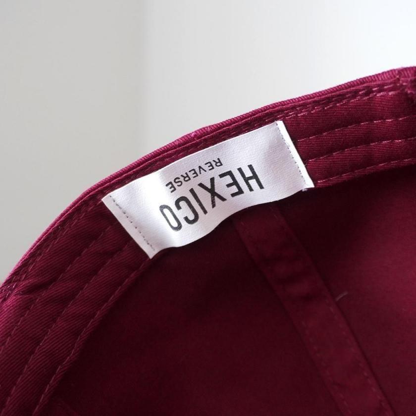 Hexico reverse / AMERICAN RIVER Flat Visor Low CAP - Burgundy | Hexico | 05