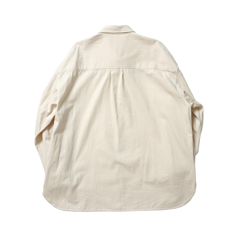 STILL BY HAND スティルバイハンド / SH01263 - ECRU シルクネップ オーバーシャツ Silk nep over shirt | STILL BY HAND | 01