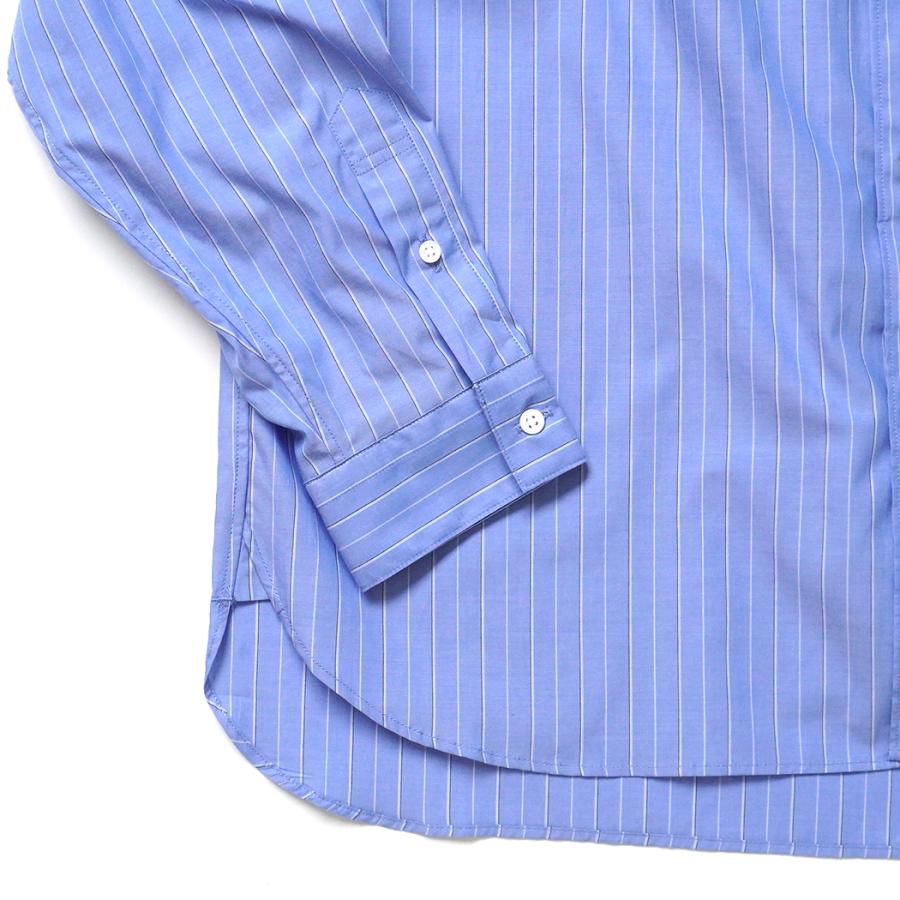 STILL BY HAND スティルバイハンド / SH00221 - BLUE STRIPE レギュラーカラーシャツ Regular collar shirt | STILL BY HAND | 03
