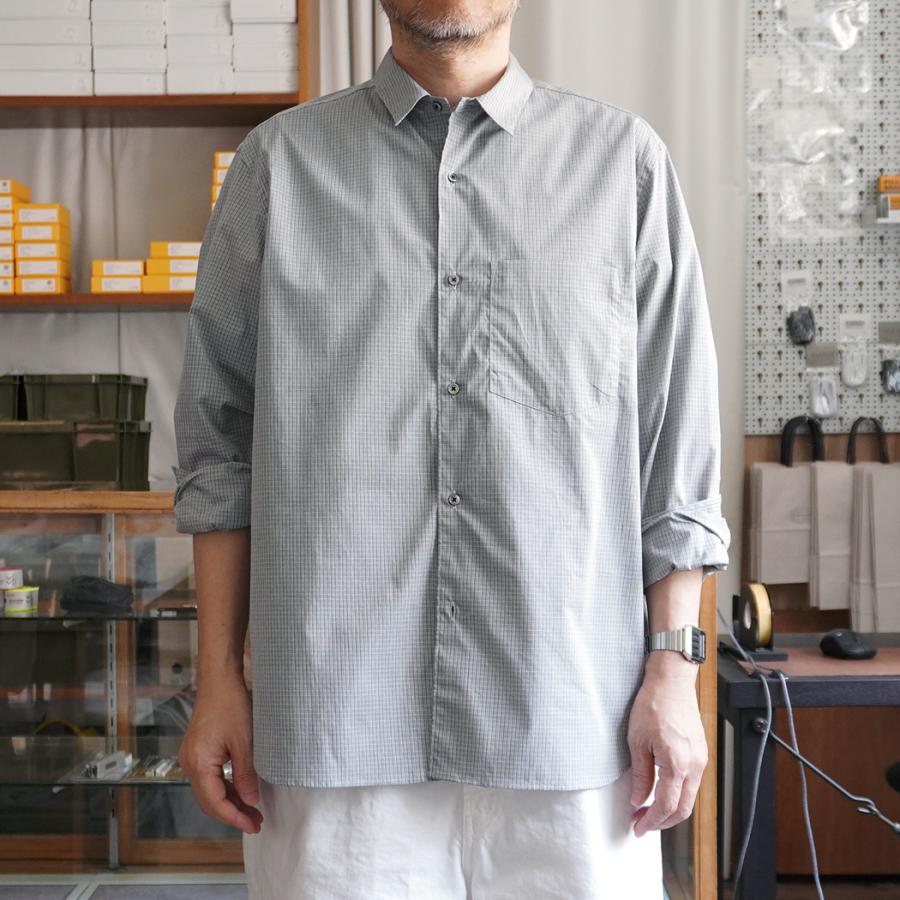 STILL BY HAND スティルバイハンド / SH00221 - BLUE STRIPE レギュラーカラーシャツ Regular collar shirt | STILL BY HAND | 04