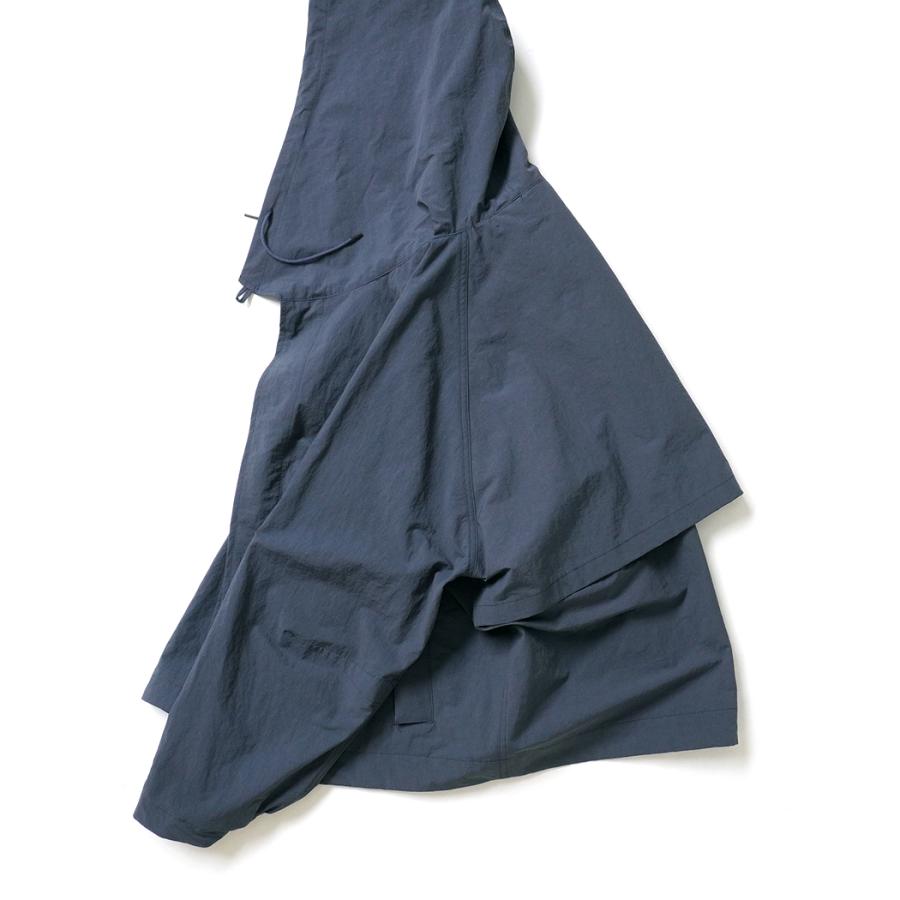 STILL BY HAND スティルバイハンド / BL03263 - BLUE GREY ナイロン フーデッドブルゾン Crispy hooded blouson | STILL BY HAND | 04