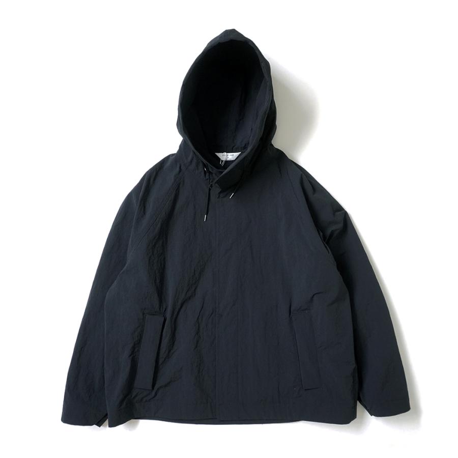 STILL BY HAND スティルバイハンド / BL03263 - BLACK ナイロン フーデッドブルゾン Crispy hooded blouson | STILL BY HAND