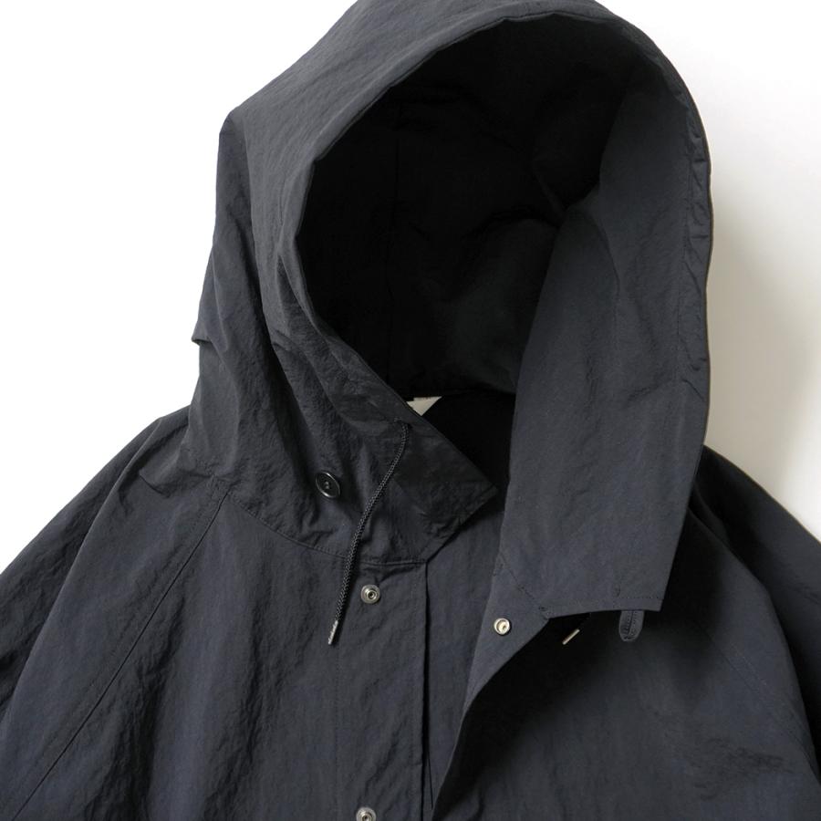 STILL BY HAND スティルバイハンド / BL03263 - BLACK ナイロン フーデッドブルゾン Crispy hooded blouson | STILL BY HAND | 03