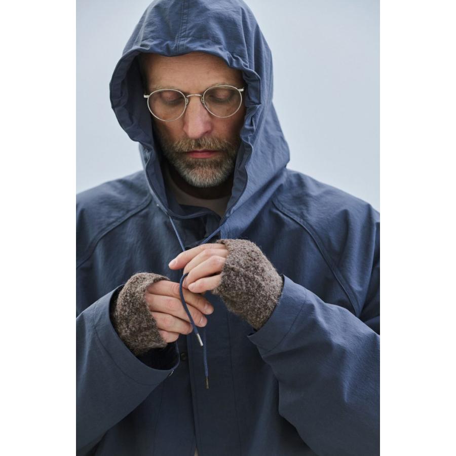 STILL BY HAND スティルバイハンド / BL03263 - BLACK ナイロン フーデッドブルゾン Crispy hooded blouson | STILL BY HAND | 09