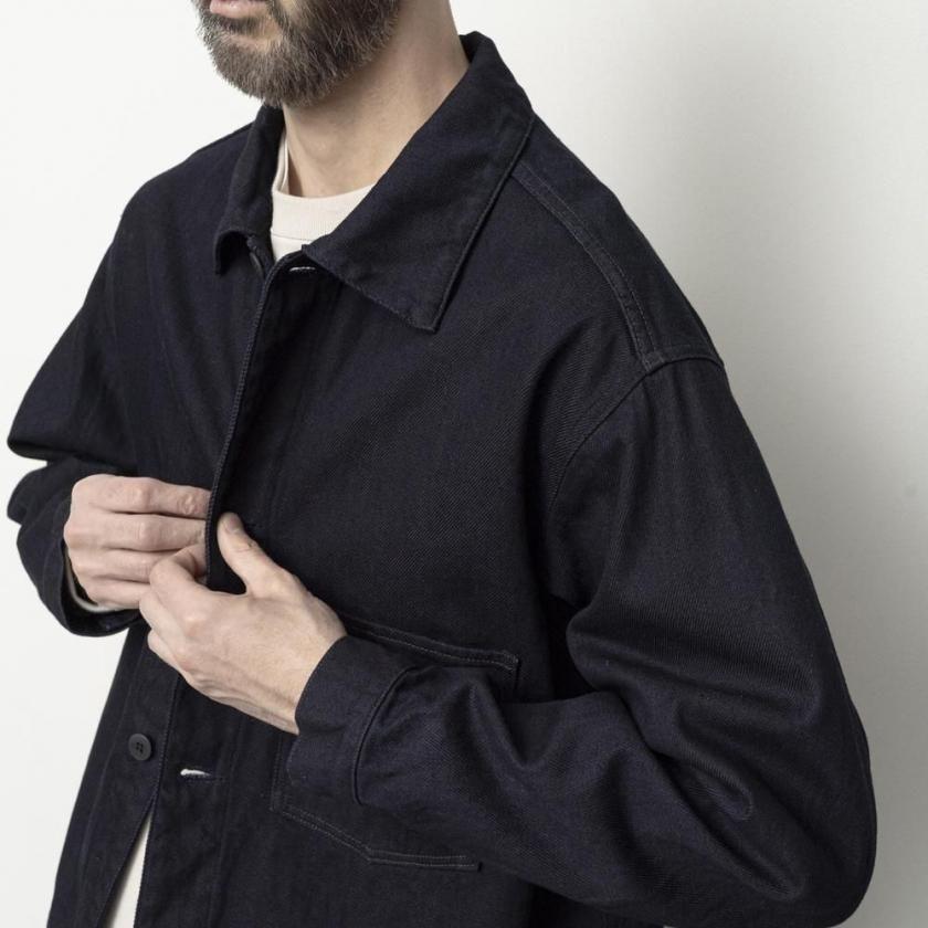 STILL BY HAND スティルバイハンド / DN02263 - DARK NAVY 12オンス デニムジャケット 12oz denim jacket | STILL BY HAND | 06