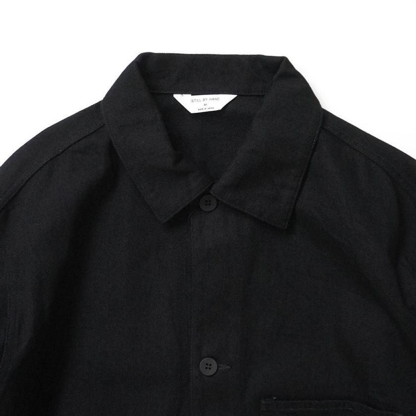 STILL BY HAND スティルバイハンド / DN02263 -  BLACK 12オンス デニムジャケット 12oz denim jacket | STILL BY HAND | 02