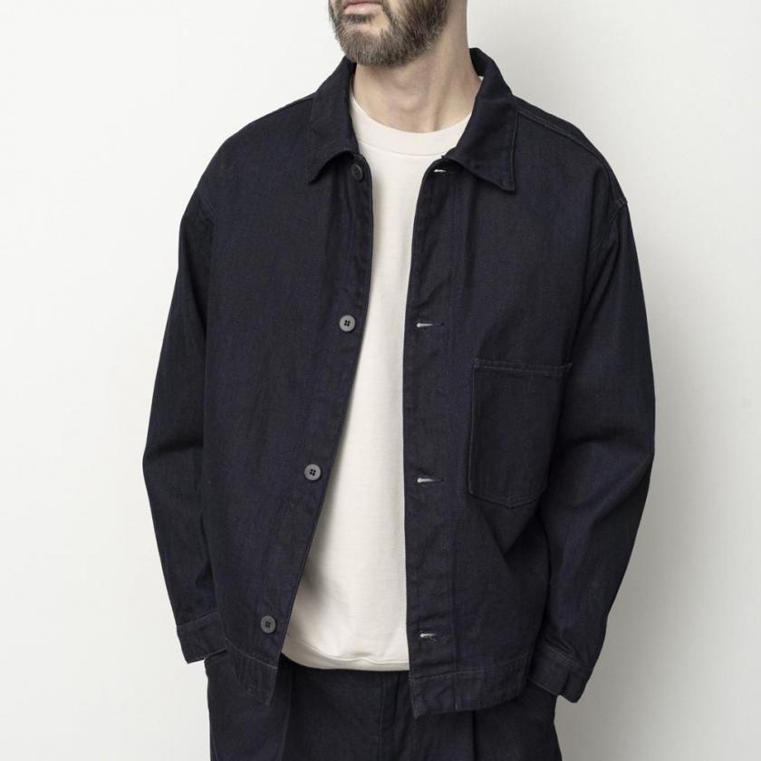 STILL BY HAND スティルバイハンド / DN02263 -  BLACK 12オンス デニムジャケット 12oz denim jacket | STILL BY HAND | 05