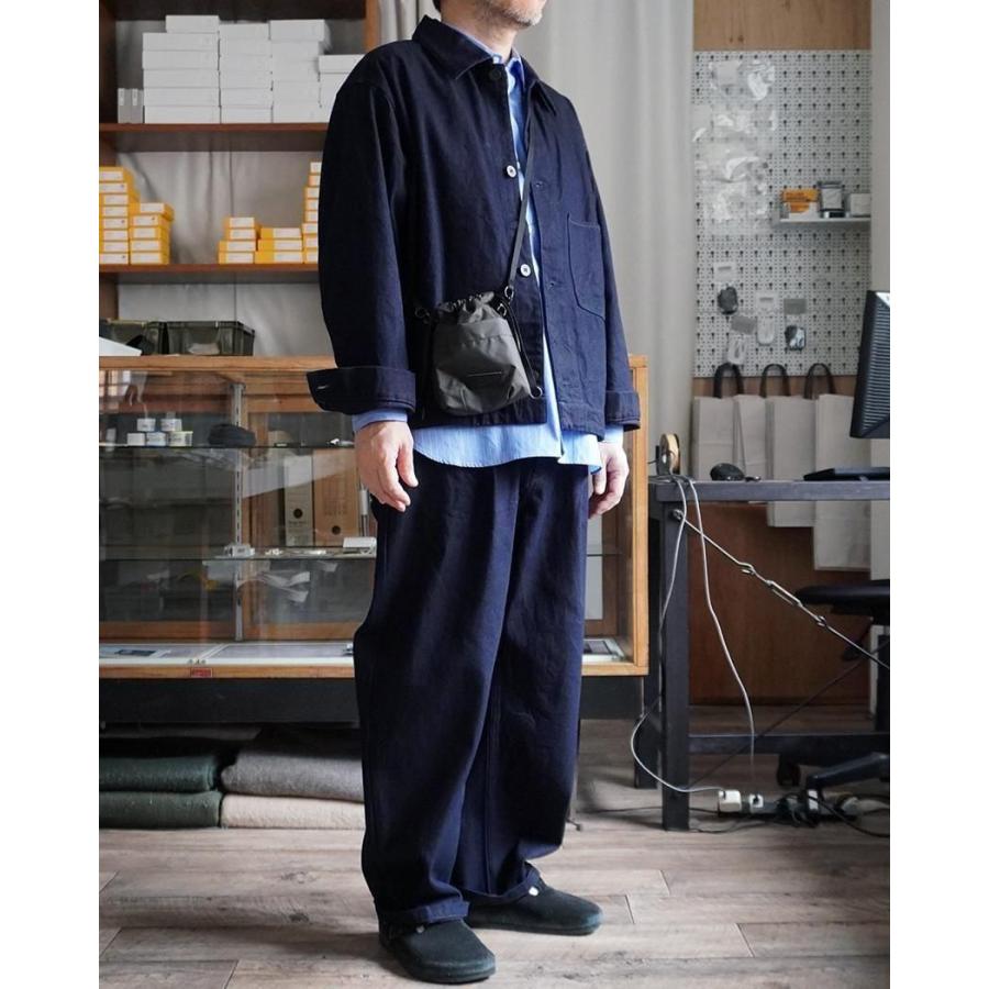 STILL BY HAND スティルバイハンド / DN01263 - BLACK 12オンス ディープタック デニムパンツ 12oz denim deep tuck pants | STILL BY HAND | 10