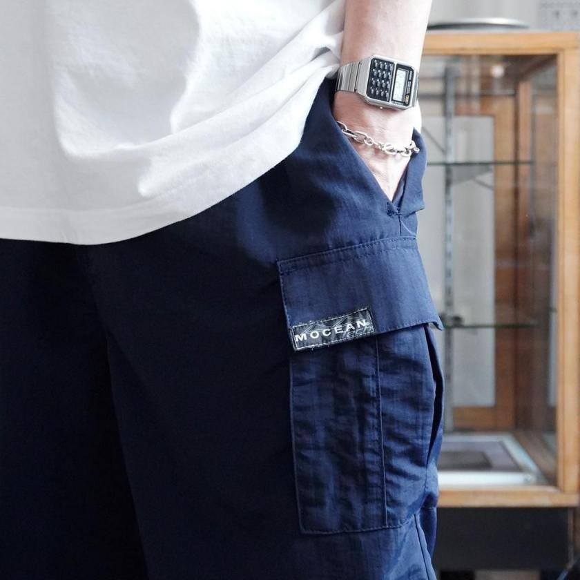 Mocean / 1080 Tech Nylon Bike Shorts Custom - Navy ナイロン パトロールショーツ リメイク | MOCEAN | 13