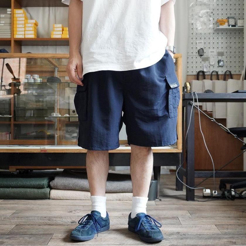 Mocean / 1080 Tech Nylon Bike Shorts Custom - Navy ナイロン パトロールショーツ リメイク | MOCEAN | 11