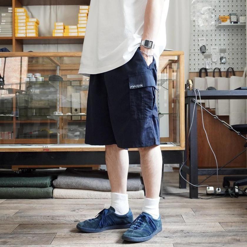 Mocean / 1080 Tech Nylon Bike Shorts Custom - Navy ナイロン パトロールショーツ リメイク | MOCEAN | 10