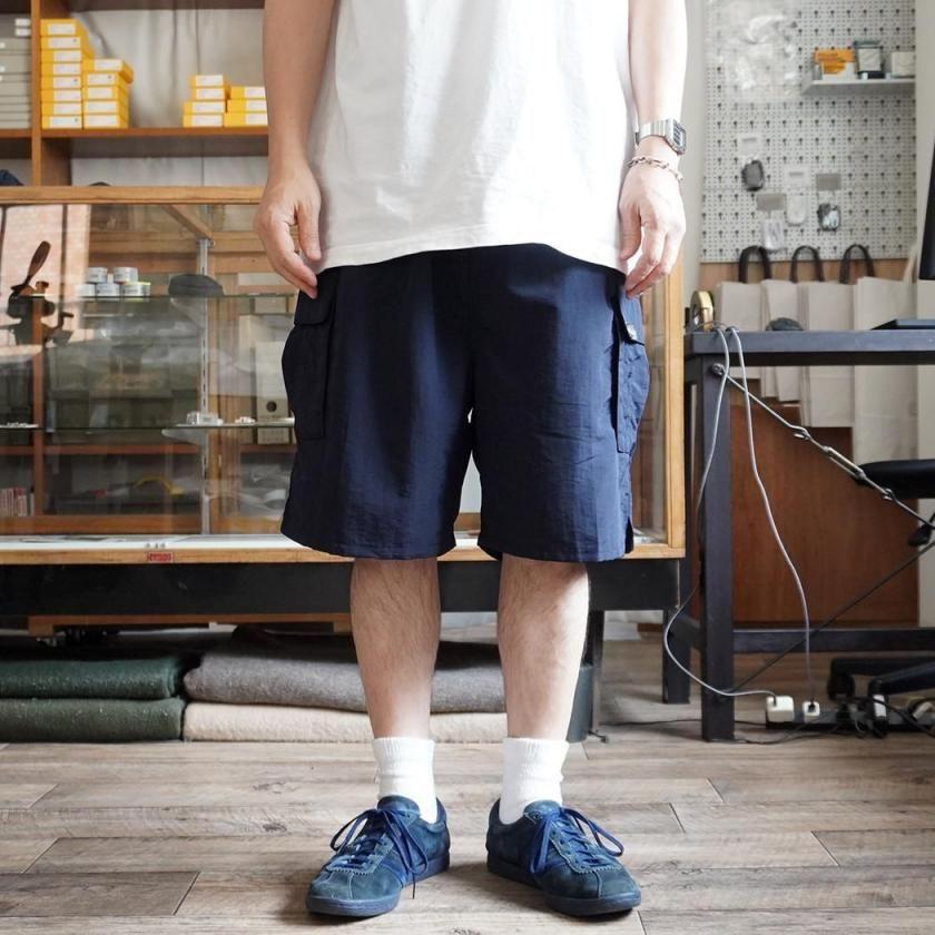 Mocean / 1080 Tech Nylon Bike Shorts Custom - Navy ナイロン パトロールショーツ リメイク | MOCEAN | 09