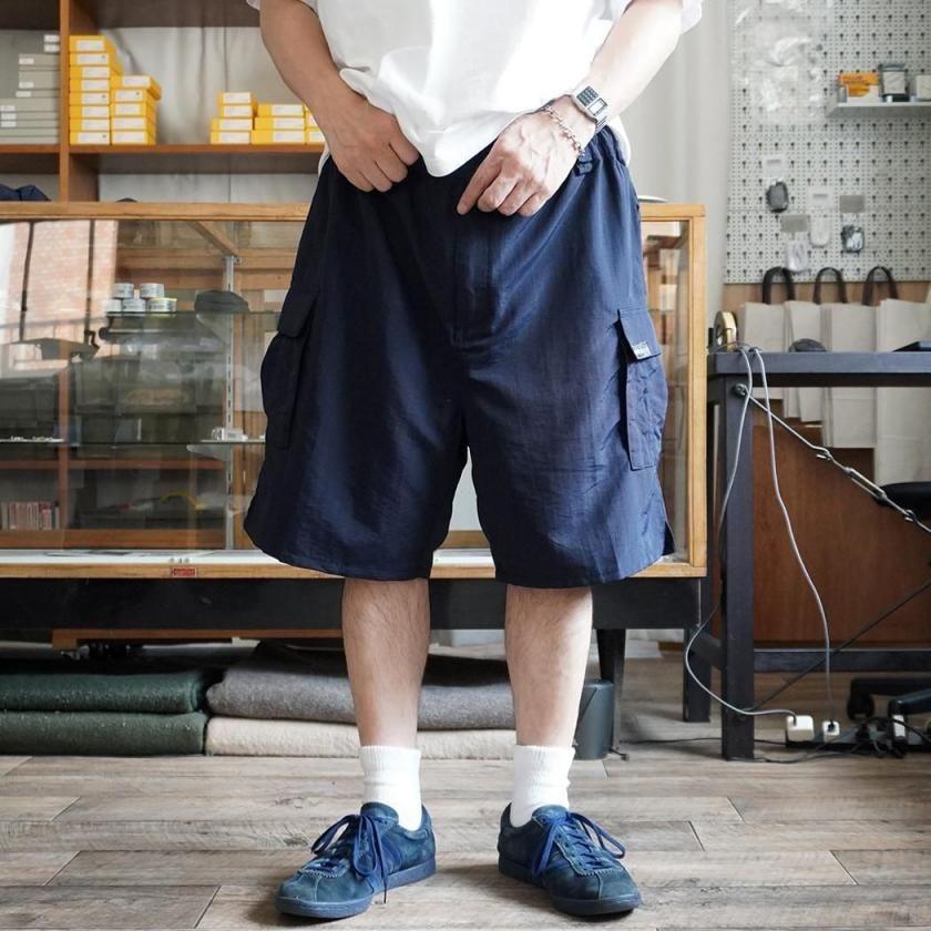 Mocean / 1080 Tech Nylon Bike Shorts Custom - Navy ナイロン パトロールショーツ リメイク | MOCEAN | 12