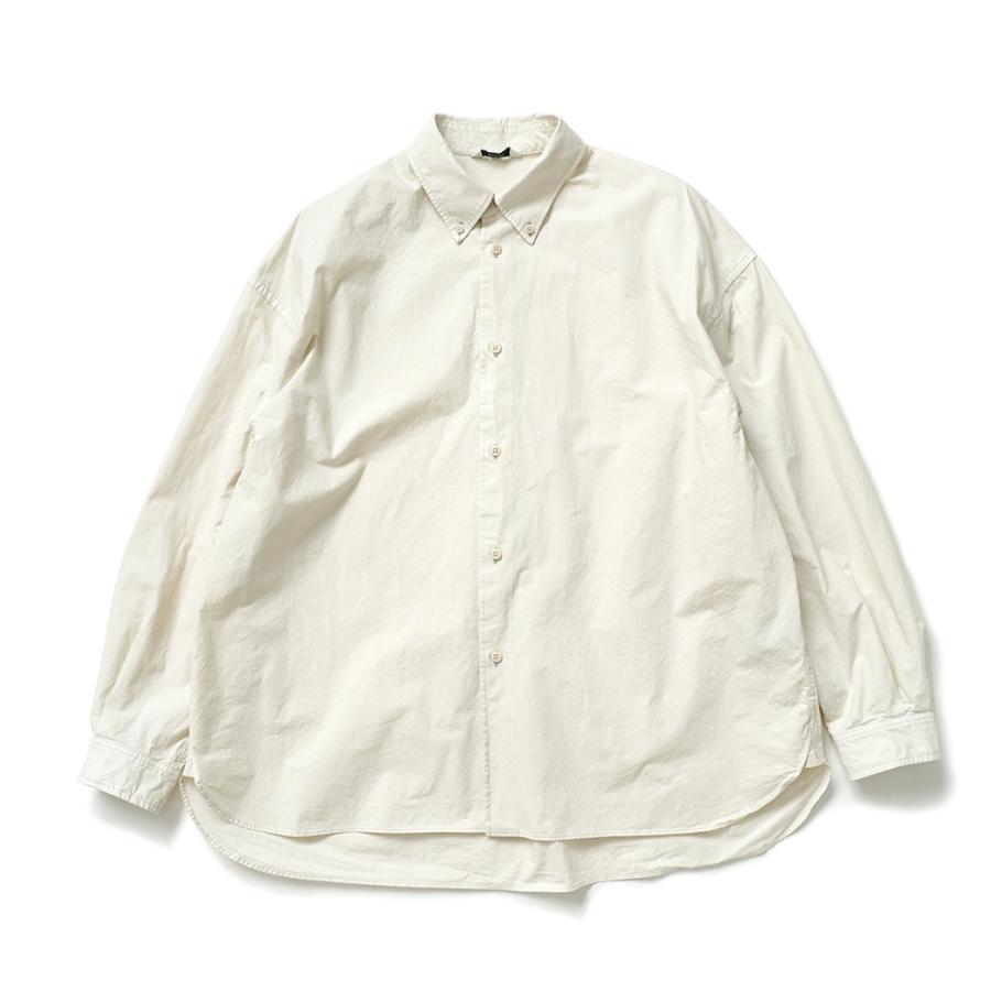 kontor / KON-SH01263 - ECRU ガーメントダイ ボタンダウンシャツ Garment-dyed B.D. shirt | 