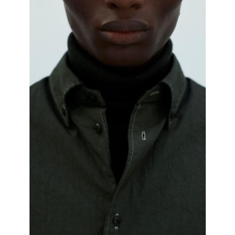 kontor / KON-SH01263 - CHARCOAL ガーメントダイ ボタンダウンシャツ Garment-dyed B.D. shirt |  | 08