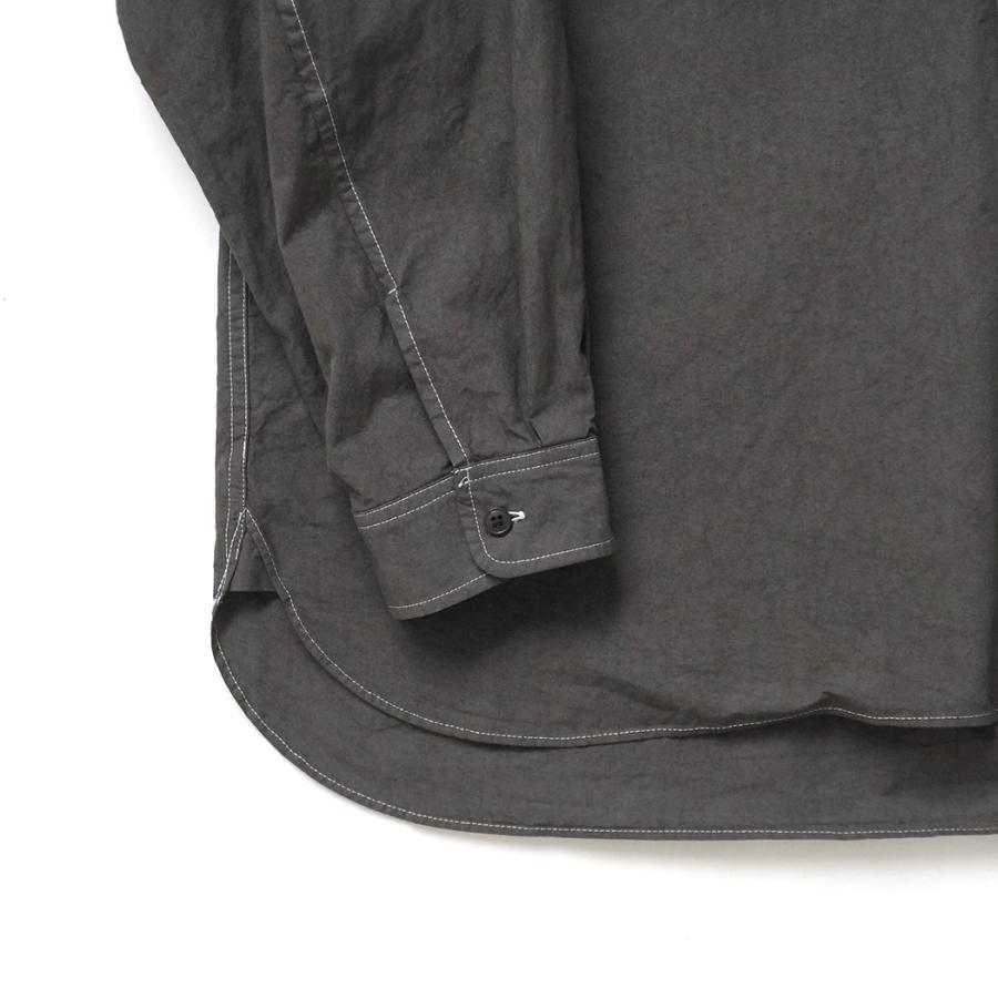 kontor / KON-SH01263 - CHARCOAL ガーメントダイ ボタンダウンシャツ Garment-dyed B.D. shirt |  | 03