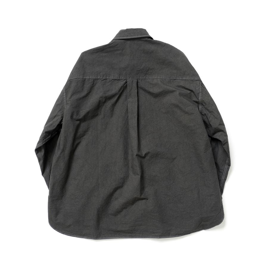 kontor / KON-SH01263 - CHARCOAL ガーメントダイ ボタンダウンシャツ Garment-dyed B.D. shirt |  | 01