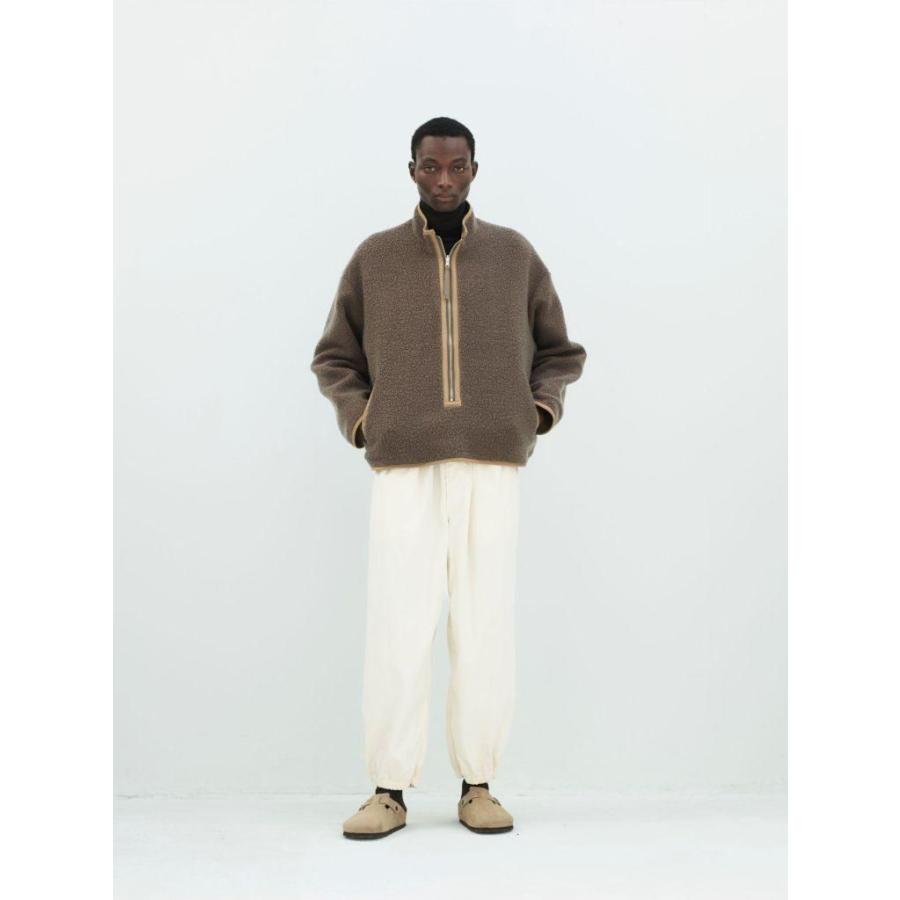 kontor / KON-PT03263 - ECRU ギャザード イージーパンツ Garment-dyed relaxed volume pants |  | 09