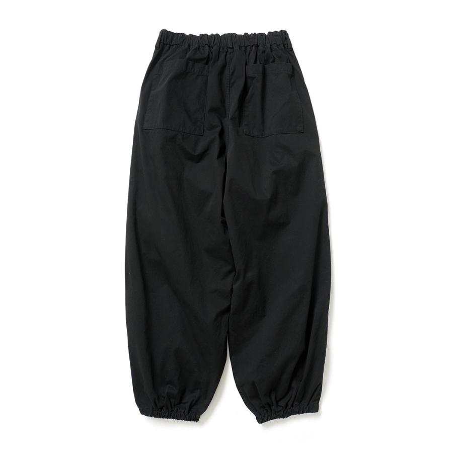 kontor / KON-PT03263 - BLACK ギャザード イージーパンツ Garment-dyed relaxed volume pants |  | 01