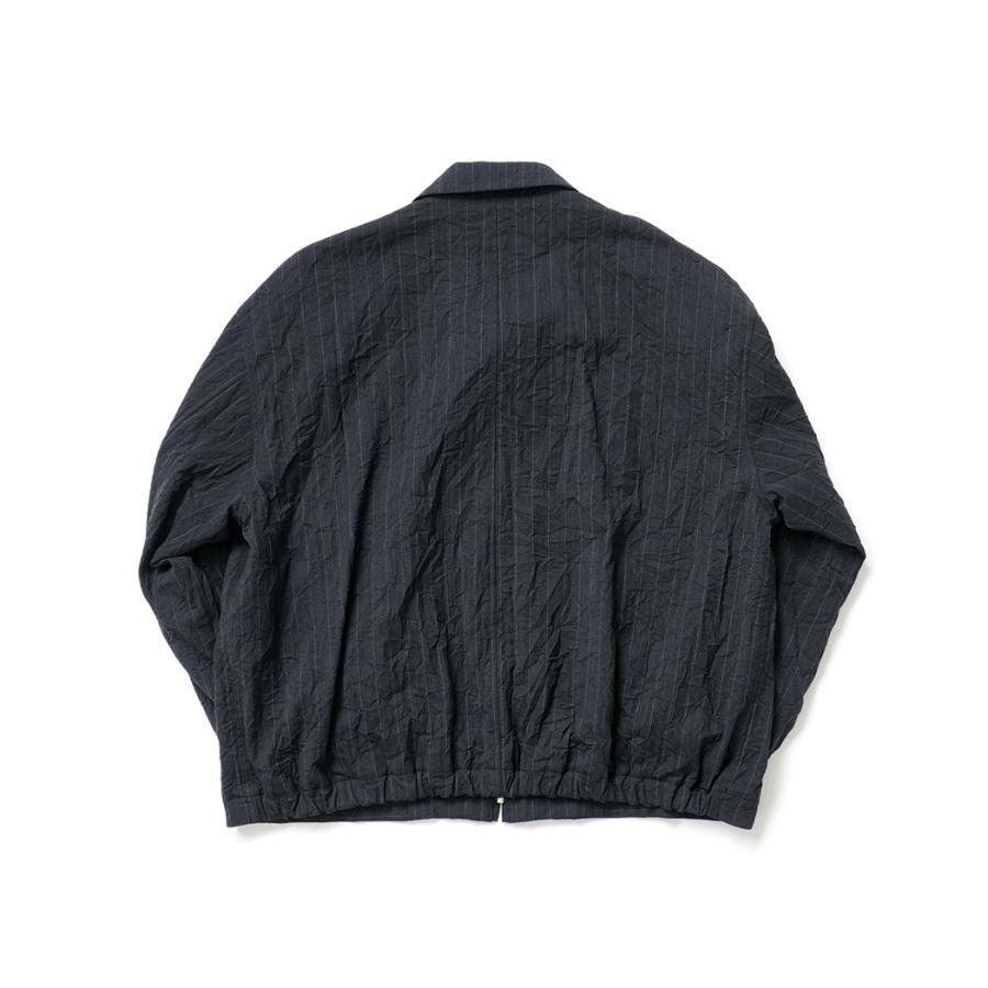 STILL BY HAND スティルバイハンド / BL08263 - CHARCOAL ジップアップブルゾン Creasy zip up blouson | STILL BY HAND | 01