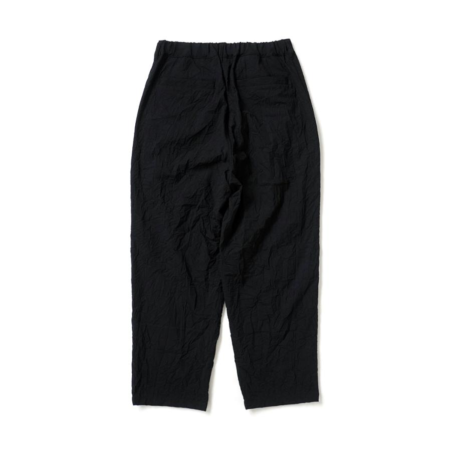 STILL BY HAND スティルバイハンド / PT09263 - BLACK ワンタックパンツ Creasy pleated pants | STILL BY HAND | 01