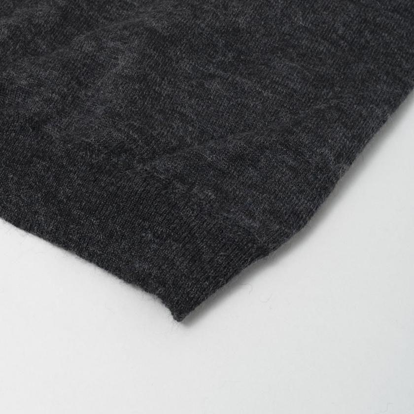 STILL BY HAND スティルバイハンド / KN03263 - CHARCOAL エクストラキッドモヘア混 クルーネックプルオーバー Wool mohair pullover | STILL BY HAND | 02