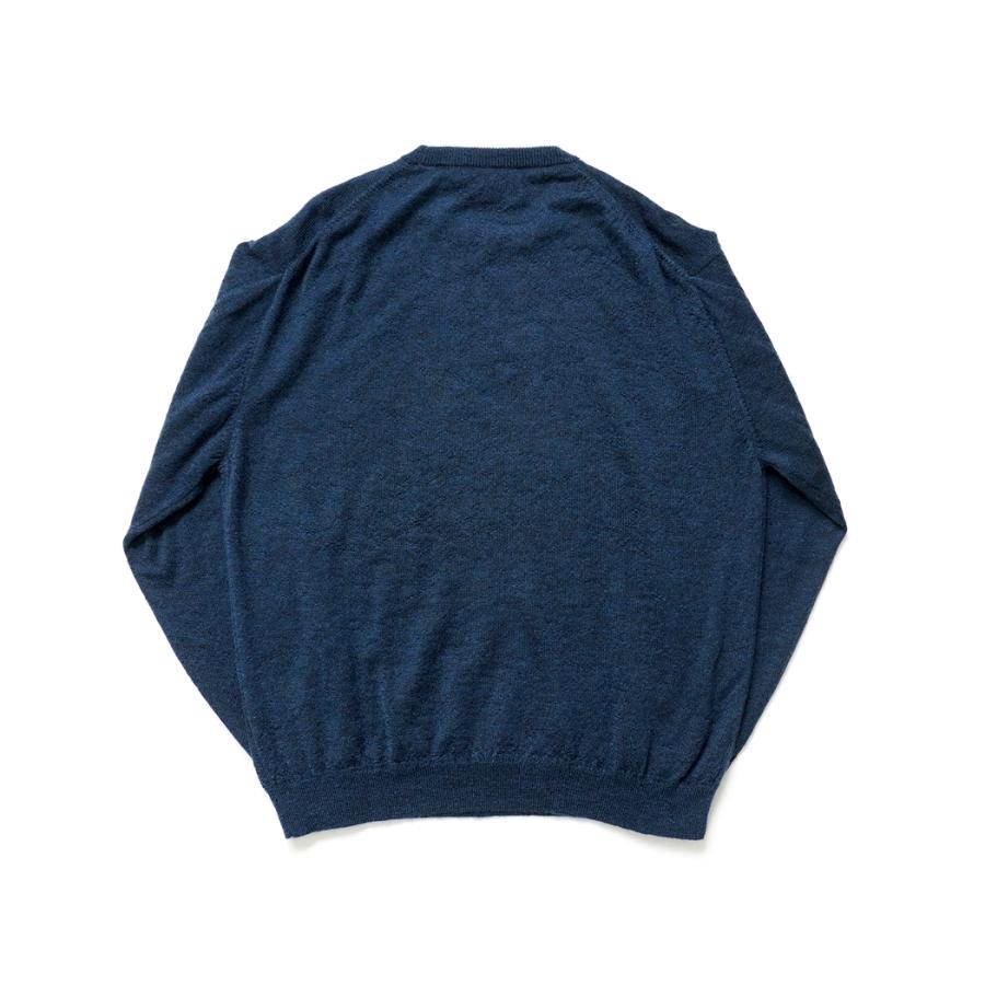 STILL BY HAND スティルバイハンド / KN03263 - DUSTY BLUE エクストラキッドモヘア混 クルーネックプルオーバー Wool mohair pullover | STILL BY HAND | 01