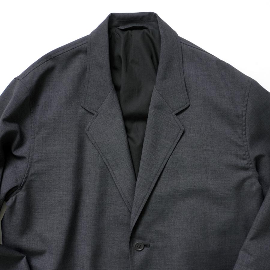 STILL BY HAND / JK01263 - CHARCOAL リラックスド 2ボタンジャケット Relaxed 2B jacket | STILL BY HAND | 03
