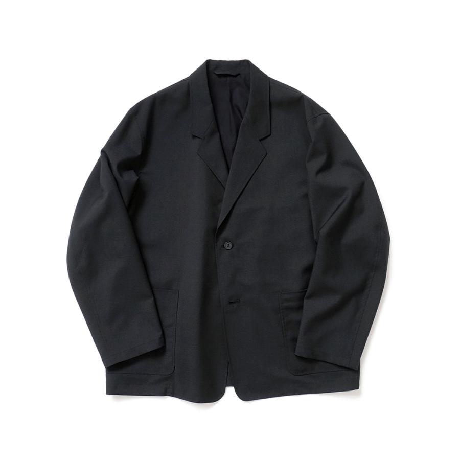STILL BY HAND / JK01263 - INK BLACK リラックスド 2ボタンジャケット Relaxed 2B jacket | STILL BY HAND