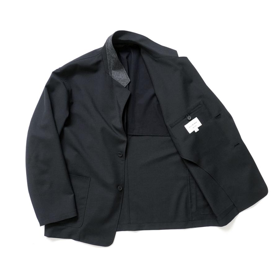 STILL BY HAND / JK01263 - INK BLACK リラックスド 2ボタンジャケット Relaxed 2B jacket | STILL BY HAND | 02