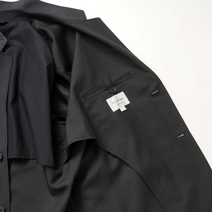STILL BY HAND / JK01263 - INK BLACK リラックスド 2ボタンジャケット Relaxed 2B jacket | STILL BY HAND | 05