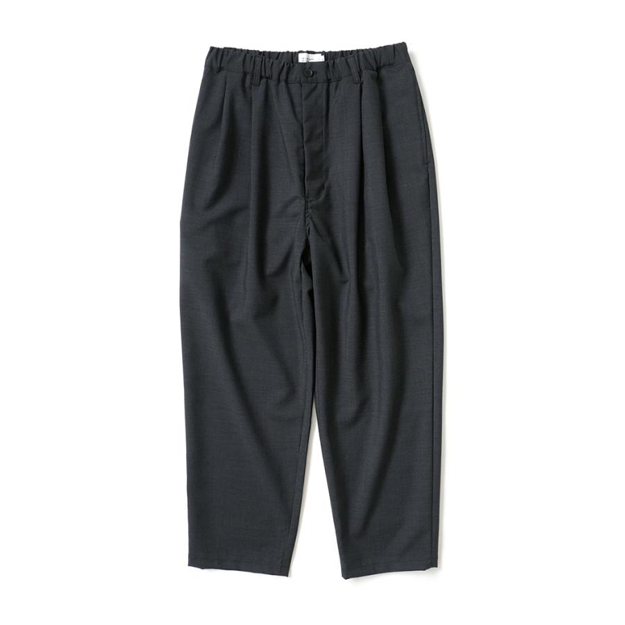 STILL BY HAND スティルバイハンド / PT01263 - CHARCOAL テーパード 2タックパンツ Relaxed 2 pleat pants | STILL BY HAND